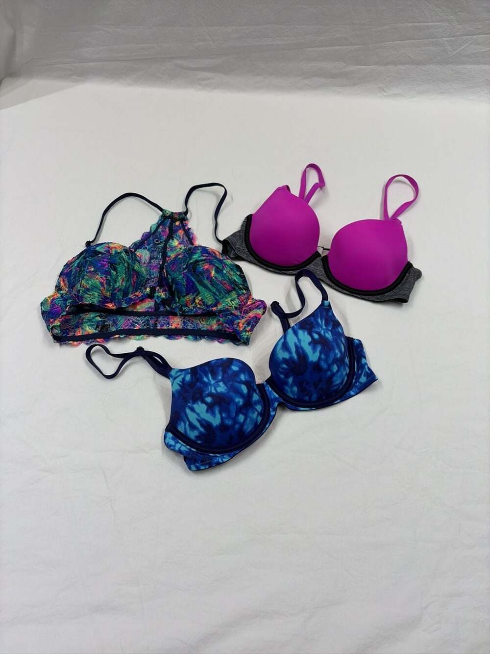 Victoria's Secret Racerback/Wear Everywhere Lightly Lined Bras - 34A (Set of 3)